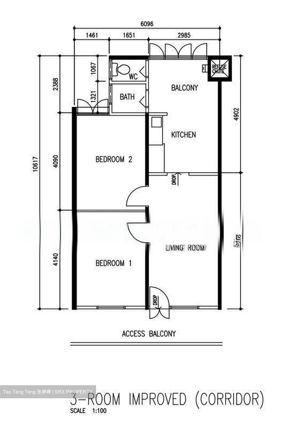 Blk 168 Stirling Road (Queenstown), HDB 3 Rooms #623386981